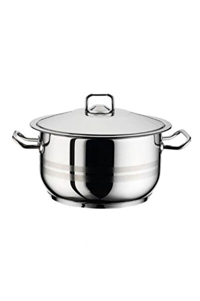 Hascevher تجهيزات المطابخ الصلب Gastro 40x26 سم 18/10 غطاء فولاذي CrNi - مقبض فولاذي