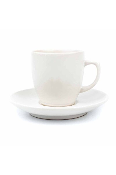 PALTO TASARIM The Light You Light Will Never Go Out! Cream Turkish Coffee Cup - Gift Ceramic Turkish Coffee Cup