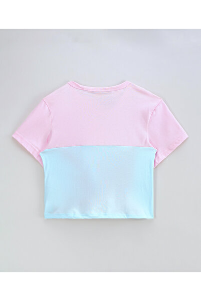 adidas Colorblock T-Shirt - Clear Pink