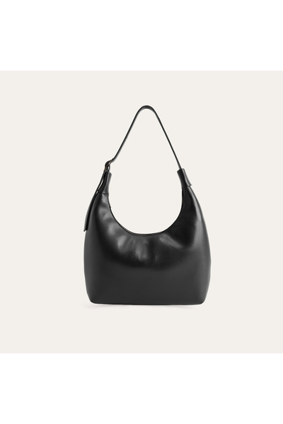 Mudo Leather Look Baguette Handbag