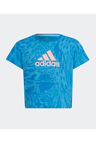 adidas تي شيرت هجين من Future Icons - أزرق