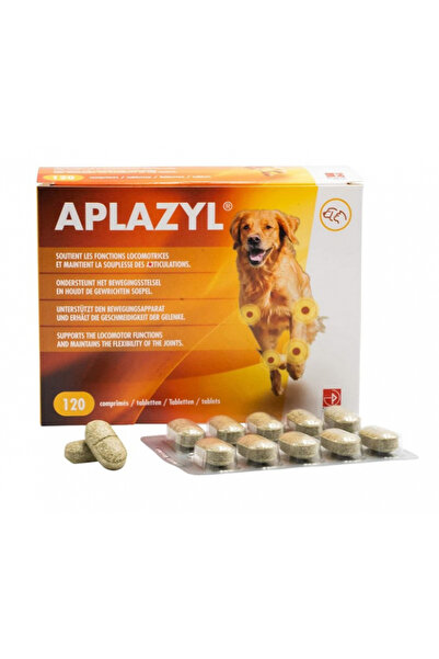 Aplazyl Supliment nutritiv pentru susținerea articulațiilor la câini și pisici, Aplazyl, 120 de comprimate