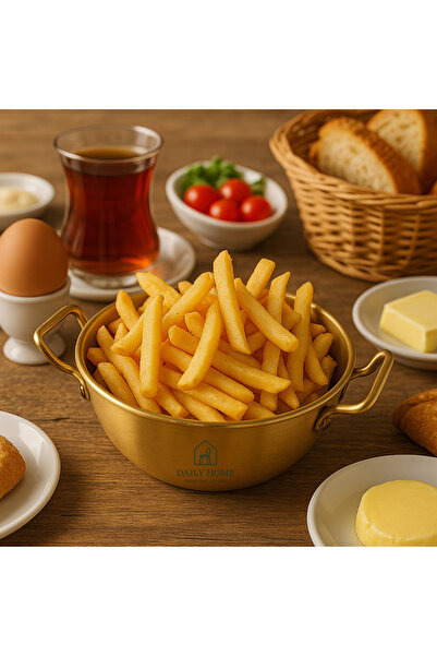 DailyHome Gold sunumluk sosluk - metal kulplu 14cm