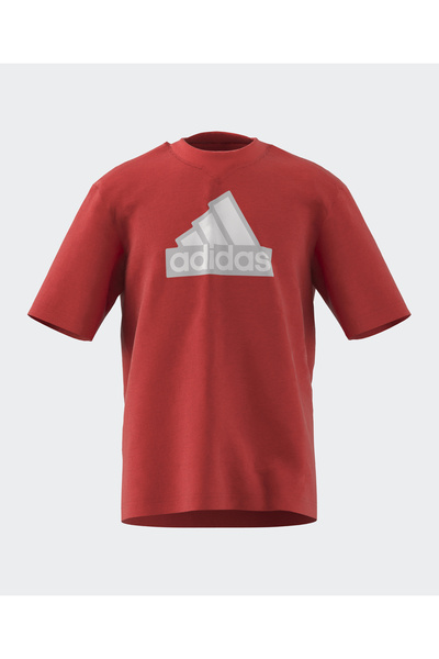 adidas Future Icons Logo Pique Graphic T-Shirt - Maroon