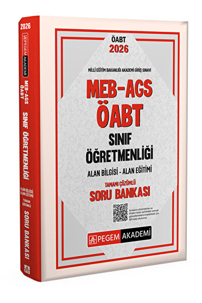 Pegem Akademi Yayıncılık 2026 MEB AGS ÖABT Sınıf Öğretmenliği Tamamı Çözümlü ...