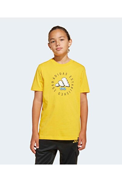 adidas FUN GRAPHIC T-SHIRT-Yellow