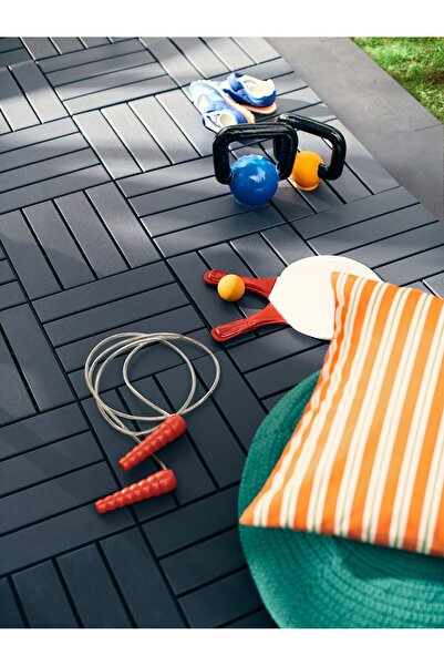 IKEA Floor decking For outdoor, dark grey, 0.81 m²