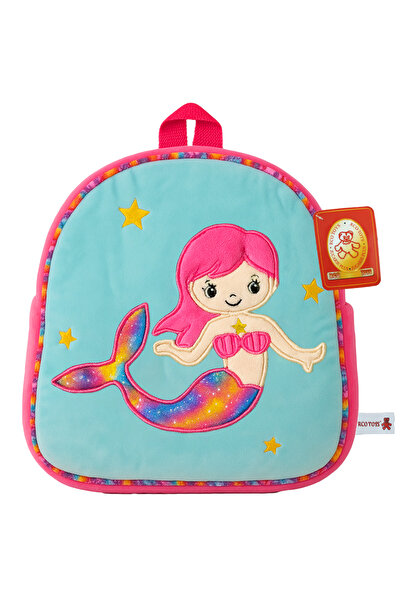 RCO Jucarie din plus tip rucsac cu sirena, Roz, 33 cm