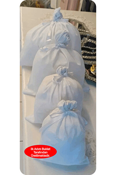 ilkadimbuklet 4lü Set Peynir, Süt, Yoğurt Süzme Torbası, Bakliyat Torbası, Süzme Kesesi, Bez Torba, Mermerşahi