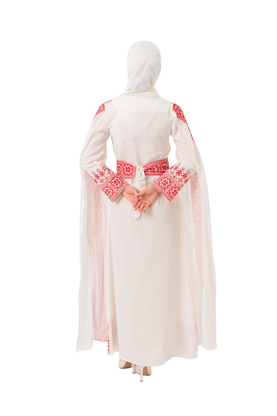 Zaytoon Φόρεμα με κλίση στους ώμους με μακριά και ανοιχτά μανίκια Παλαιστινιακό κεντημένο φόρεμα M-3xl C100050