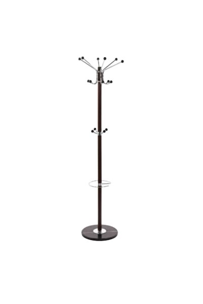 Emr Tree-type coat rack, height 173 cm, 16 hooks, Metal, Wenge finish