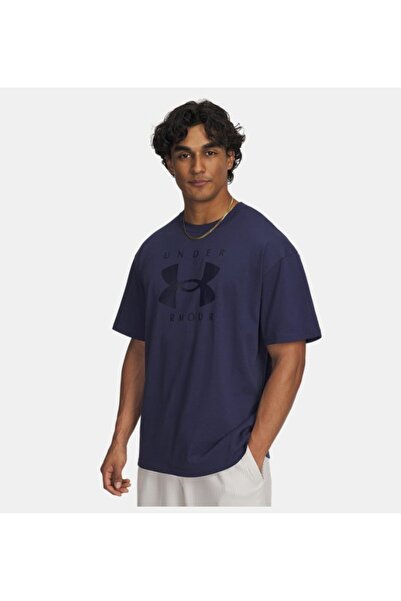 Under Armour Ανδρικό μπλουζάκι με κοντό μανίκι με μάρκα UA Heavyweight Oversized 1389146-403