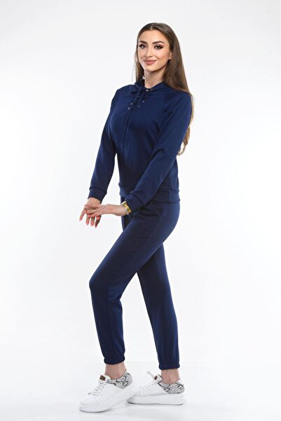 Pollux Modal Fabric Lycra Comfortable Casual and Stylish Hooded Bottom - Top Set Tracksuit Set