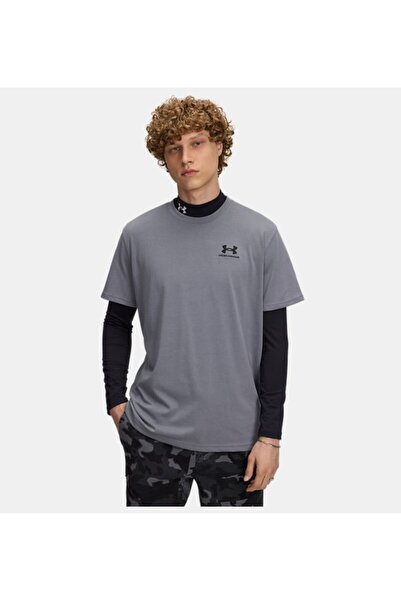 Under Armour Erkek UA LOGO EMB Heavyweight Kısa Kollu T-shirt 1373997-024