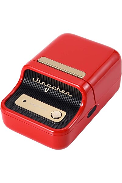 ikayaa Alisashop Label Printer Portable Wireless BT Thermal Label Maker Sticker Printer with RFID Recogniti