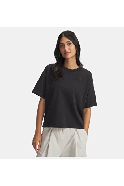 Under Armour Kadın UA Heavyweight Boxy Wash Kısa Kollu T-Shirt 6007690-001