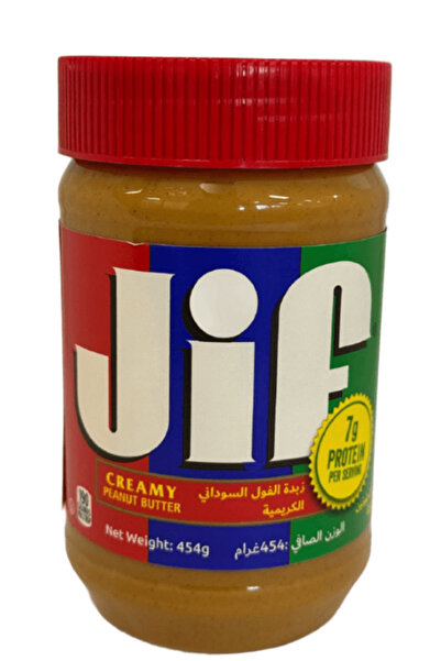 Jif Pack of 12 Creamy Peanut Butter (454 g)