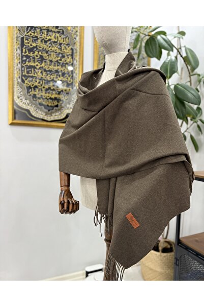 GÜMRÜKÇÜ İthal %100 Yün Cashmere Omuz Şalı Premium Kalite