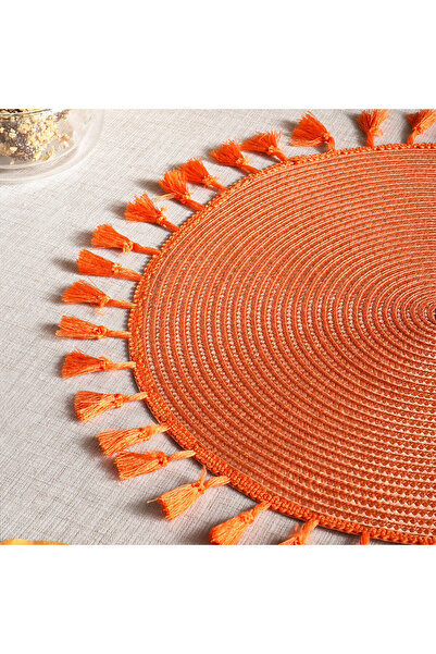 Karaca Home Karaca Molly 2-Piece American Dinner Set 38 cm Orange