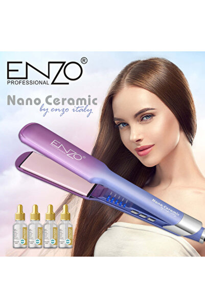 Enzo Professional ENZO EN-3116 Multi-function Hair Straightener including 4 oil serum