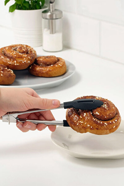 Binbirreyon Tongs Serving Set 2 Pieces Serving Tongs Stainless Steel 18cm Ra241