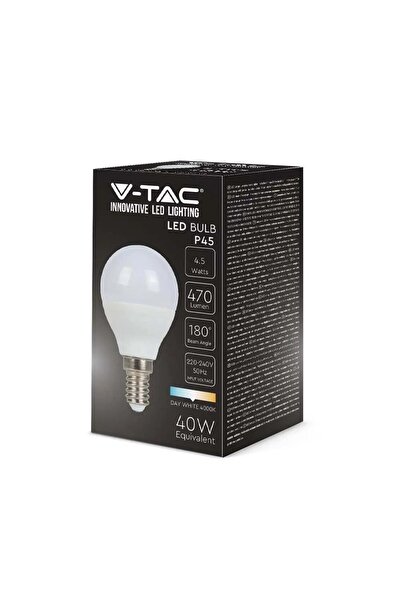 Other VTAC LED Bulb 45W E14 P45 Ball VT1880 4000K 470lm