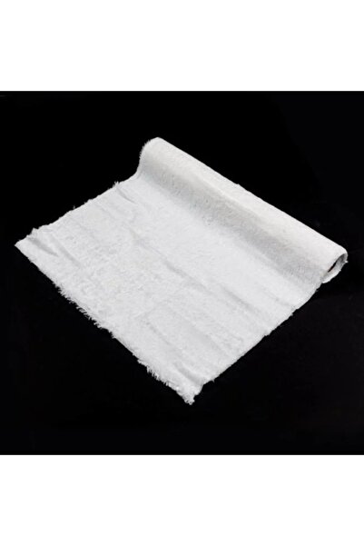 OEM Christmas decorative fabric, size 2.5 m x 48 cm, artificial fur, White