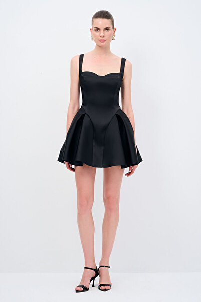 adL Askılı Mini Elbise