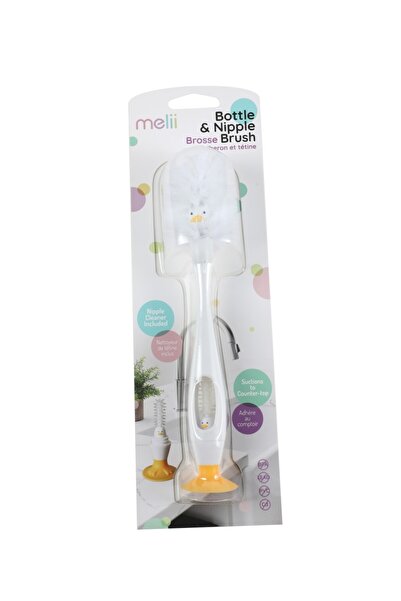 Evelise BOTTLE AND NIPPLE BRUSH SET, MELII, DUCK MODEL