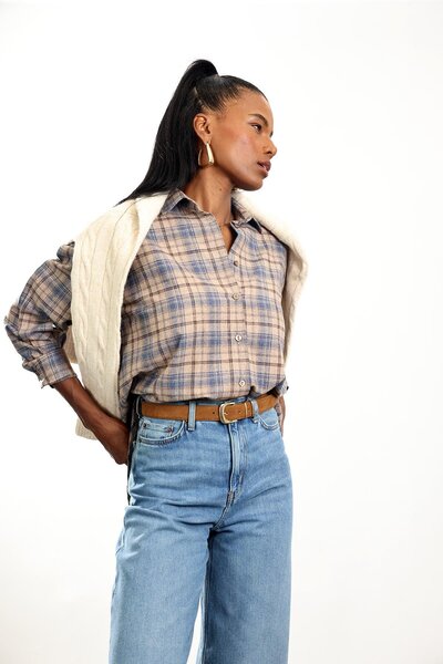 5in1Canpolat Πουκάμισο Ξυλοκόπος με καρό βιζόν