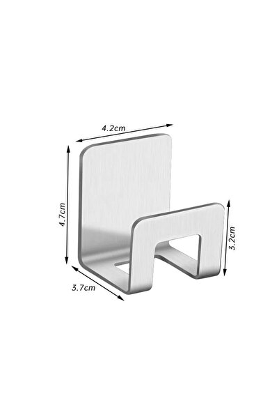 Rustic Edge KROM RENK PASLANMAZ 304 METALDEN SÜNGER TUTUCU MUTFAK DÜZENLEYİCİ...
