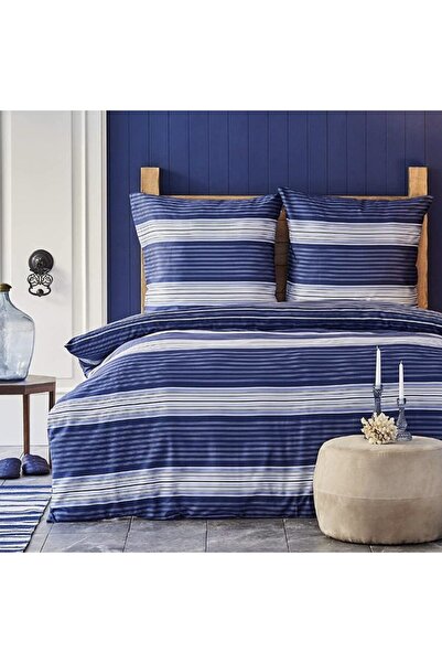 Nautica Set lenjerie de pat Moby, pat dublu, 4 piese, 100% bumbac, 240x260cm, 200x220cm, 2x50x70 cm