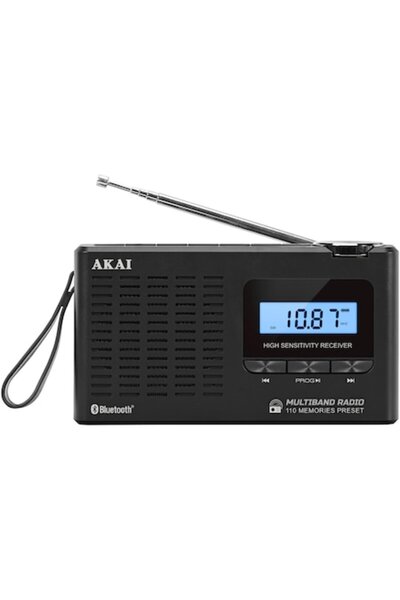 AKAI Radio portabil APR-600, AM/FM, Bluetooth, negru