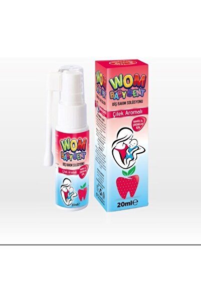 Wom DENTAL Wom Baby Dent Çilek Aromalı Diş Bakım Solüsyonu 20 Ml