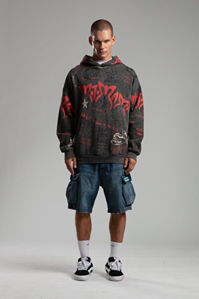 catchjeansro Graffiti Soul Oversize Hoodie