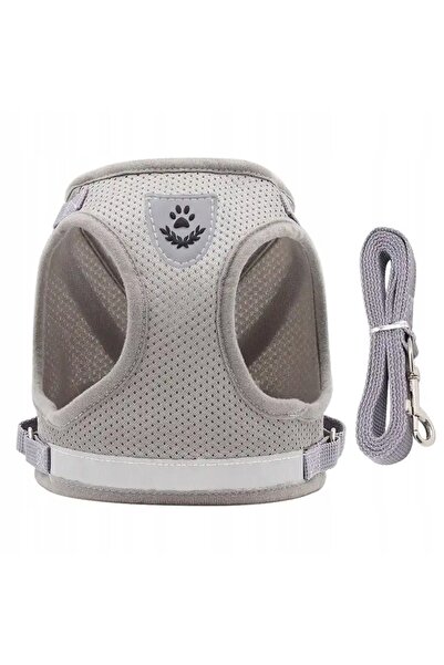 Other HAM DE MERS FĂRĂ PRESIUNE, REGLABIL, REFLECTORIZANT, PENTRU PISICI + LESĂ, MĂRIMEA L