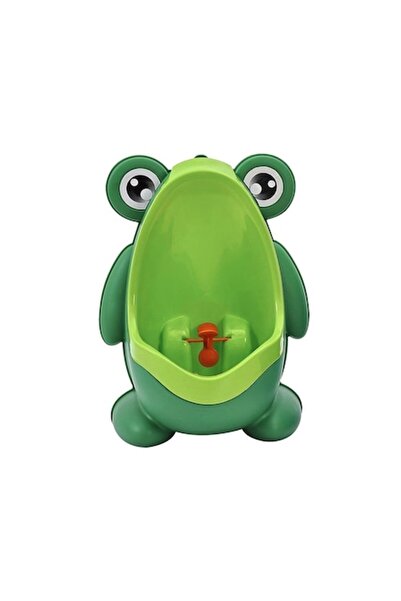 zola Boy urinal pissoar, Zola®, wall-mounted, frog model, green, plastic