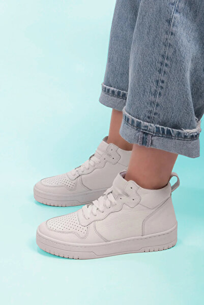 MAKRAS EXCLUSIVE VN128947 Καθημερινά δερμάτινα αθλητικά μποτάκια