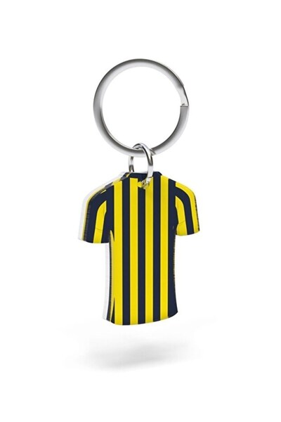 Fenerbahçe Lisanslı 2024/2025 Yeni Sezon Çubuklu Forma ve Forma Anahtarlık