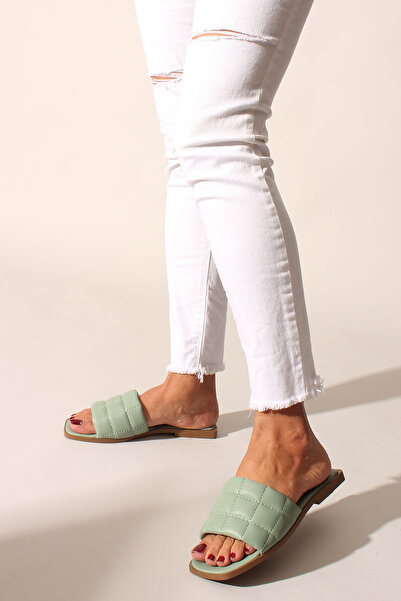 İDİL Green Skin Women's Slippers