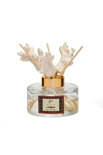 Missi Yılbaşı 150 ml Geyik Seramik Taşlı Spice Orange Oda Kokusu