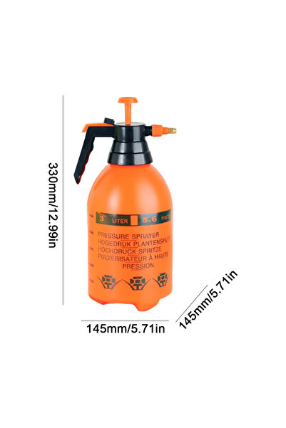 Choice1 بخاخ ماء يدوي محمول يعمل بضغط الماء، سعة 3 لترات أو 2 لتر/3 لترات، من...