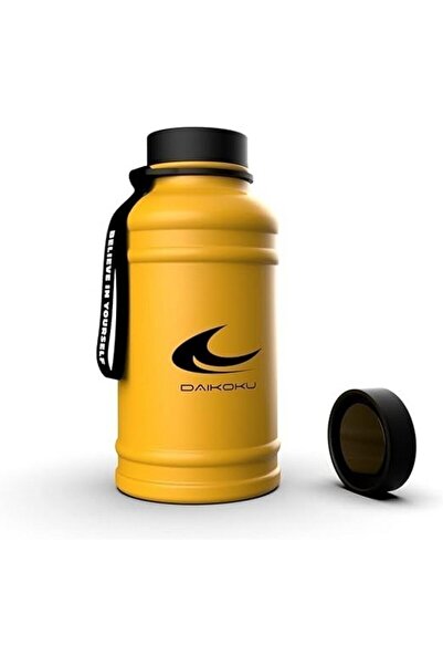 Daikoku Yellow double-walled stainless steel thermos, 1.30 l,