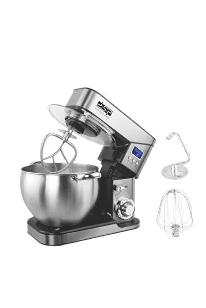 DSP خلاط 3 في 1 من الفولاذ المقاوم للصدأ 2000 واط 10 لتر فضي KM3055