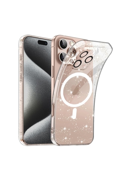 SKYDDAR INNOVATION Θήκη για iPhone 16 Pro, SparkleSkin Magsafe, Θήκη Σιλικόνη...