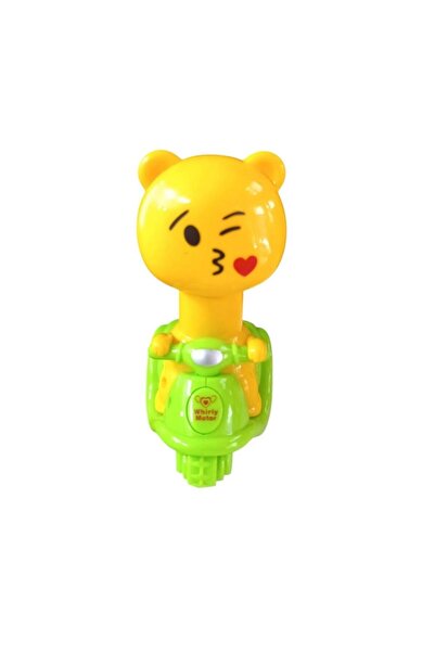 Can Ali Toys Sarı Emoji Kafalı Bas Git Motor Cnl-5555-Yeşil