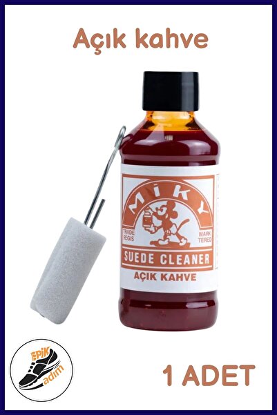 MİKY Süet & Nubuk Yenileyici Likit Boya | Canlandırıcı Renk Bakımı | Açık Kahve (100 ml)