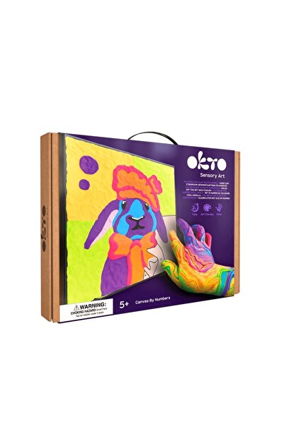 OKTO Set pictura cu argila usoara, 29*29 cm - Bunny