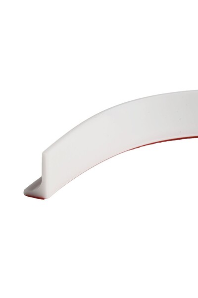 esimplu Prag de dus autoadeziv, flexibil, pentru cabina de dus, rezistent la mucegai, alb, 1.5 m, model 90°