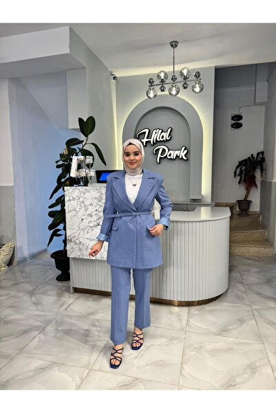 MODA B KEMERLİ İKİLİ TAKIM 7106